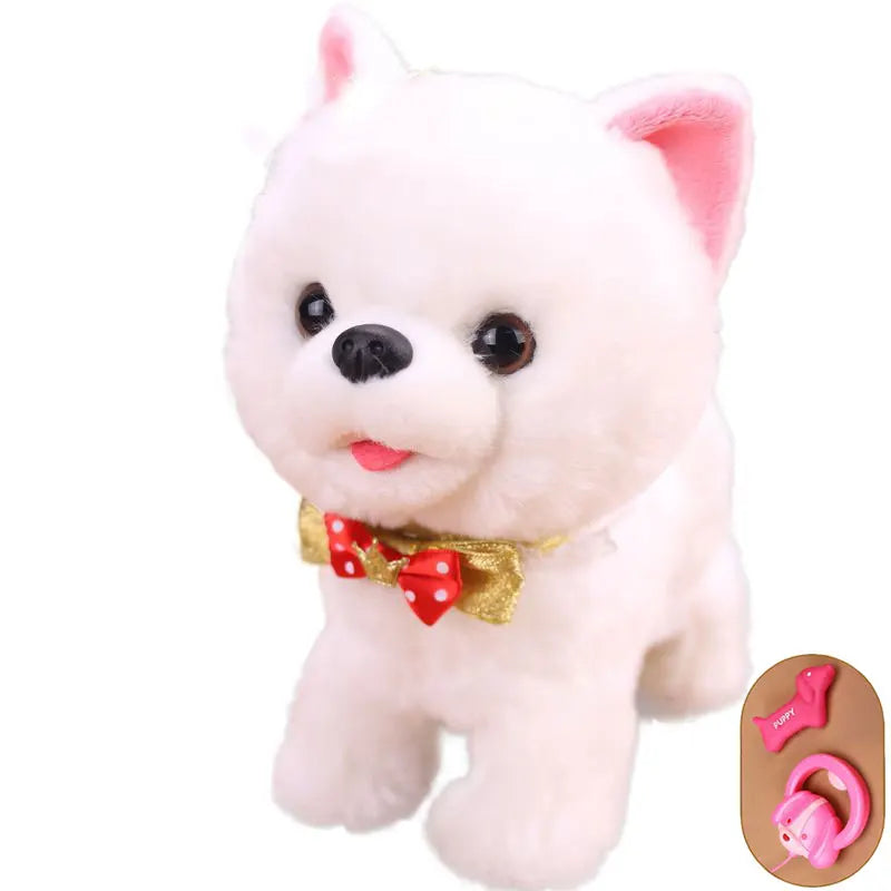 Robotic Puppy Interactive Plush Animal Talk Walk Bark Sing Songs