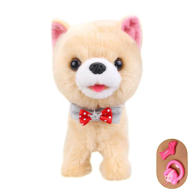 Robotic Puppy Interactive Plush Animal Talk Walk Bark Sing Songs